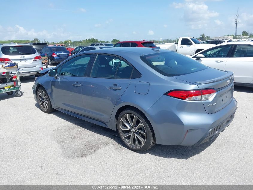 2022 TOYOTA COROLLA SE/NIGHT SHADE - 5YFS4MCE3NP109898
