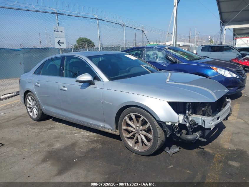 2019 AUDI A4 PREMIUM PLUS - WAUHMAF44KN010153