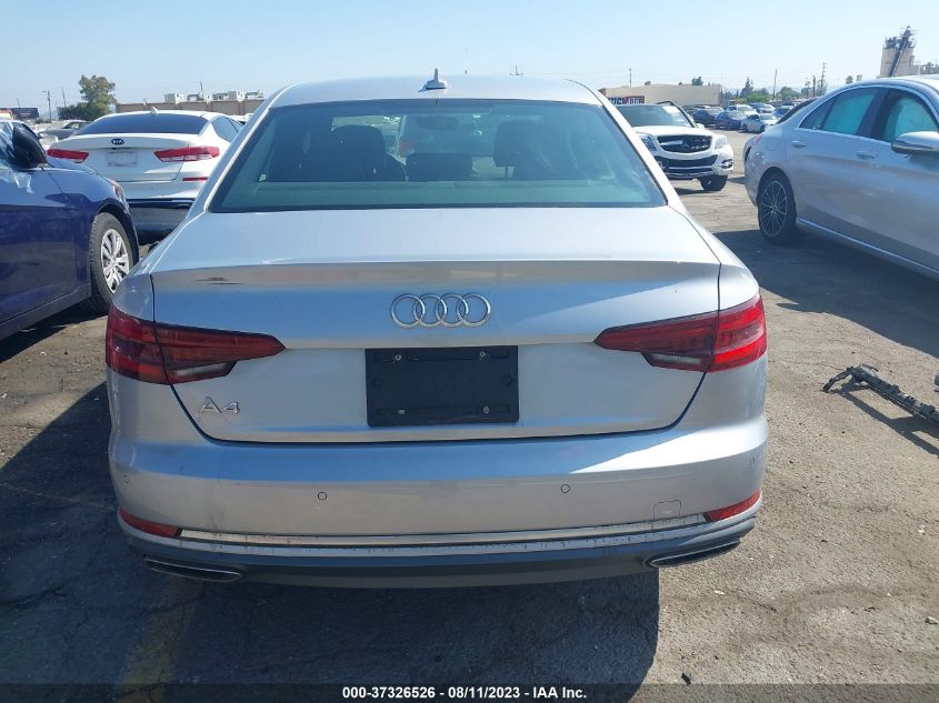 2019 AUDI A4 PREMIUM PLUS - WAUHMAF44KN010153