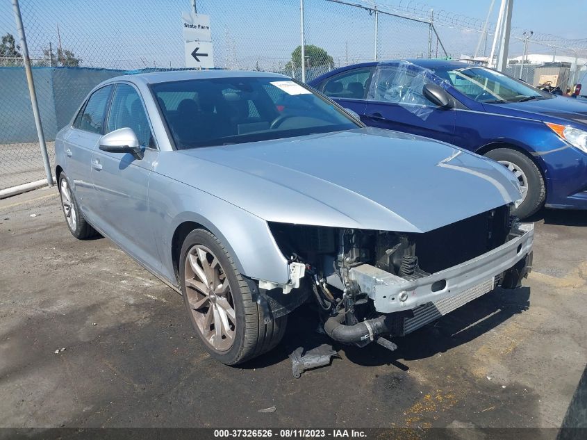 2019 AUDI A4 PREMIUM PLUS - WAUHMAF44KN010153