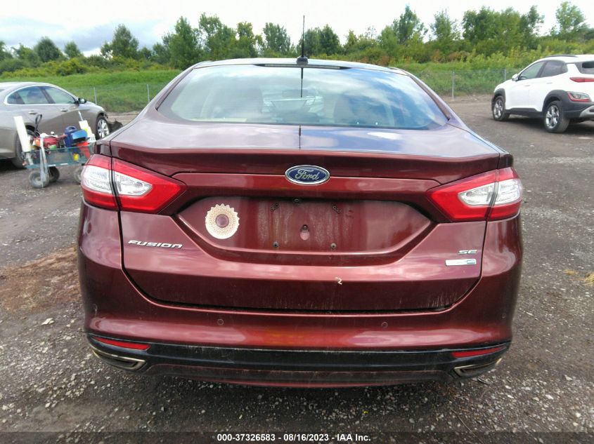 2016 FORD FUSION SE - 3FA6P0T90GR349126