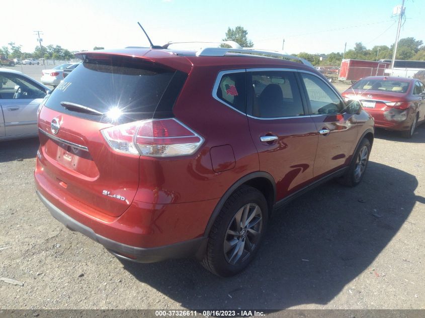 2016 NISSAN ROGUE S/SL/SV - KNMAT2MVXGP696381