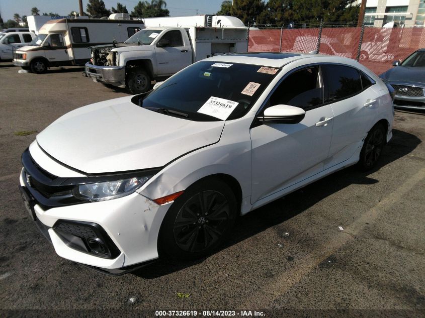2019 HONDA CIVIC HATCHBACK EX - SHHFK7H6XKU424956