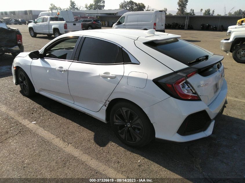 2019 HONDA CIVIC HATCHBACK EX - SHHFK7H6XKU424956