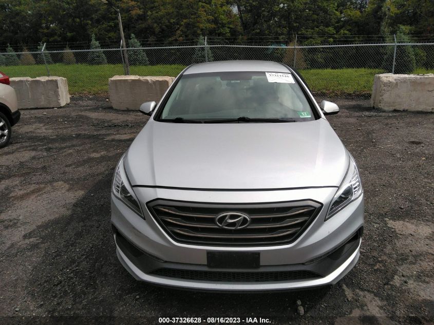 2016 HYUNDAI SONATA 2.4L SPORT - 5NPE34AF4GH333953