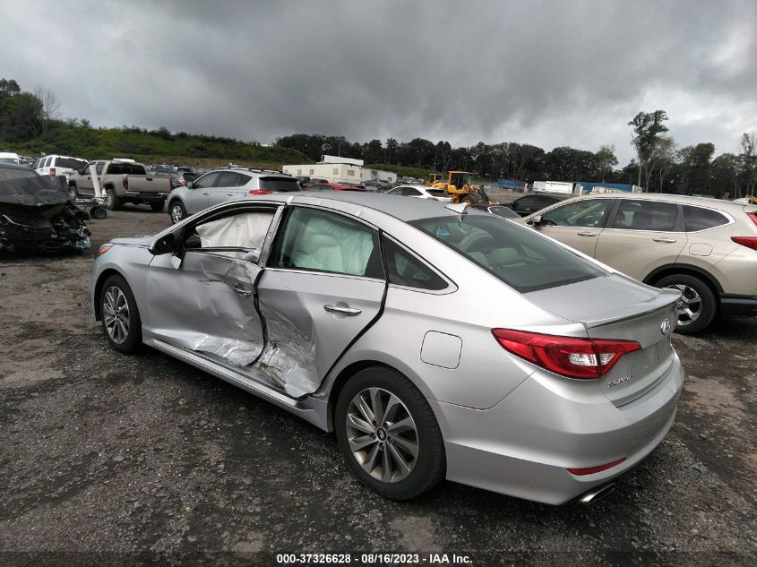 2016 HYUNDAI SONATA 2.4L SPORT - 5NPE34AF4GH333953