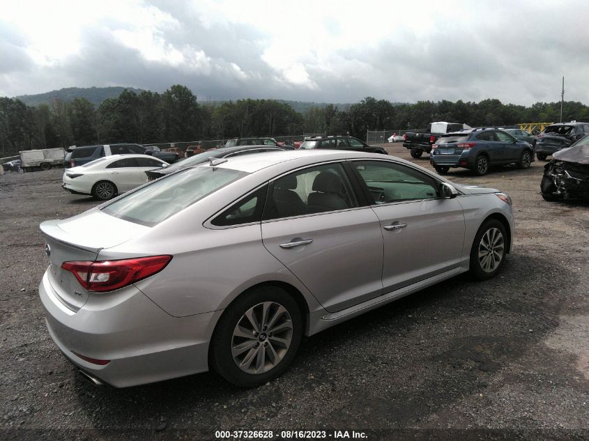 2016 HYUNDAI SONATA 2.4L SPORT - 5NPE34AF4GH333953