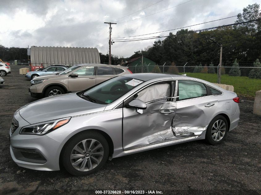 2016 HYUNDAI SONATA 2.4L SPORT - 5NPE34AF4GH333953