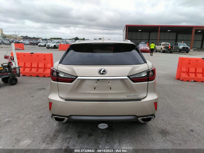 2017 LEXUS RX RX 350 - 2T2BZMCAXHC076039