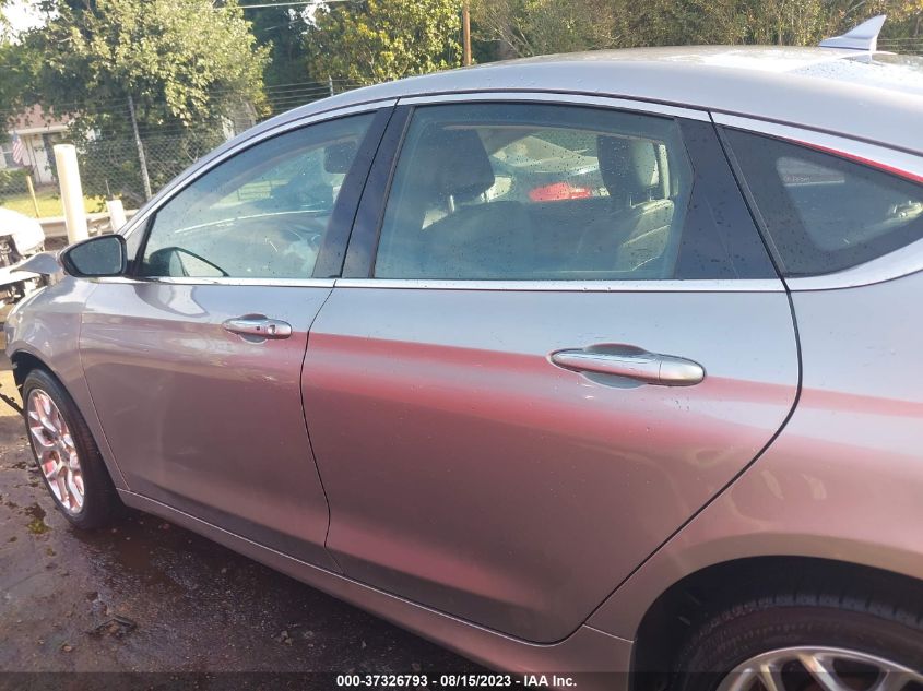 2015 CHRYSLER 200 C - 1C3CCCEG7FN558049