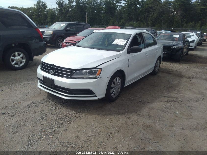 2015 VOLKSWAGEN JETTA SEDAN 2.0L S W/TECHNOLOGY - 3VW2K7AJ8FM304196