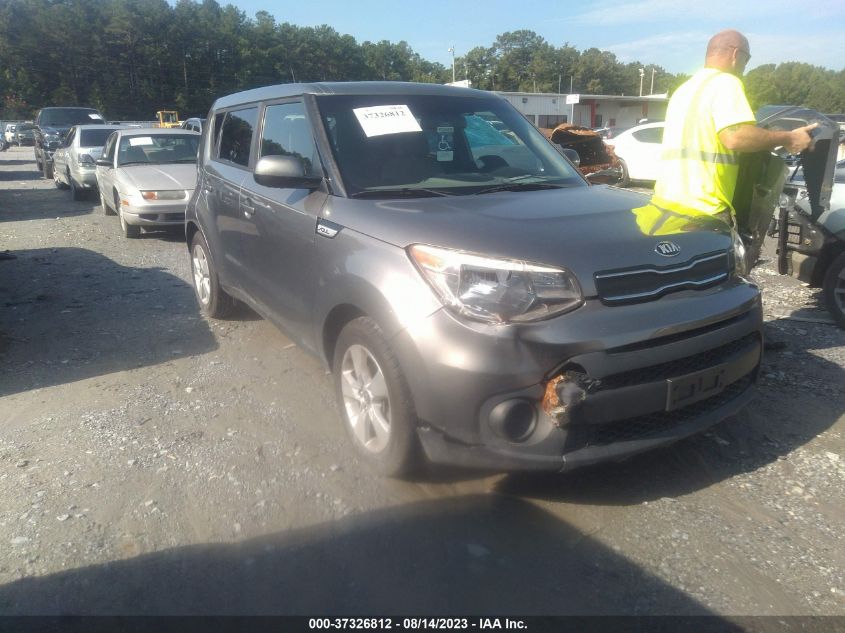 2017 KIA SOUL BASE - KNDJN2A22H7444338
