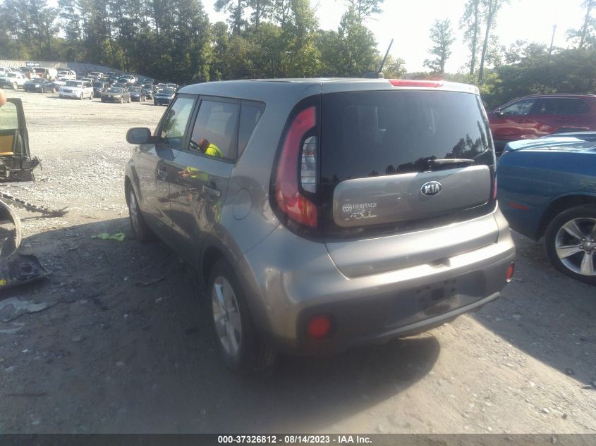 2017 KIA SOUL BASE - KNDJN2A22H7444338