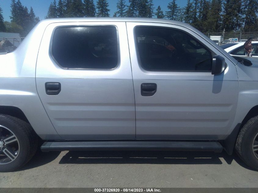 2013 HONDA RIDGELINE SPORT - 5FPYK1F71DB009621