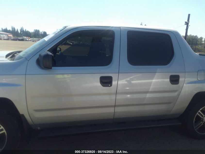 2013 HONDA RIDGELINE SPORT - 5FPYK1F71DB009621