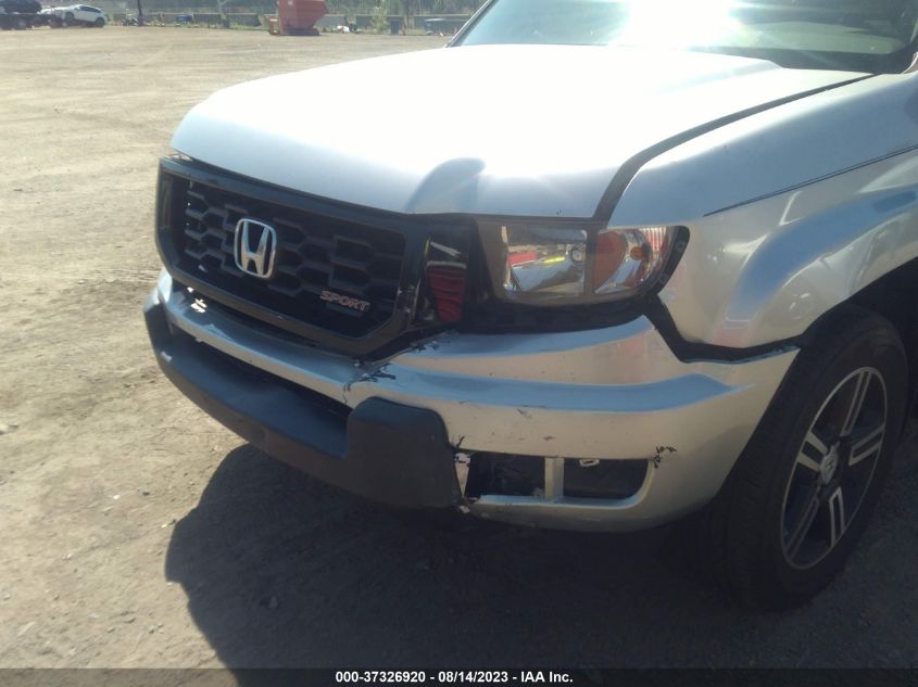 2013 HONDA RIDGELINE SPORT - 5FPYK1F71DB009621