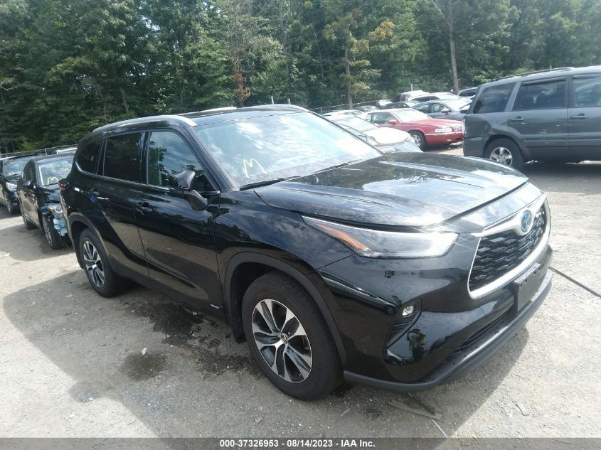 2022 TOYOTA HIGHLANDER HYBRID - 5TDGBRCH1NS548303