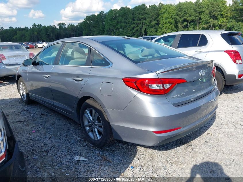 2015 HYUNDAI SONATA 2.4L SE - 5NPE24AF1FH214856