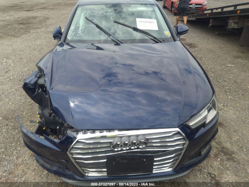 2019 AUDI A4 PREMIUM - WAUDNAF44KA108618