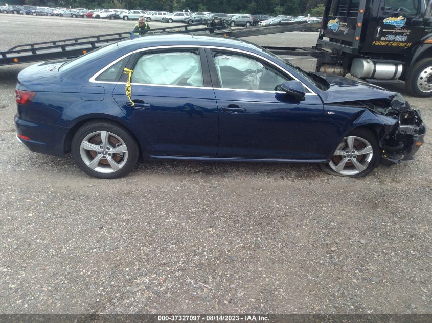 2019 AUDI A4 PREMIUM - WAUDNAF44KA108618