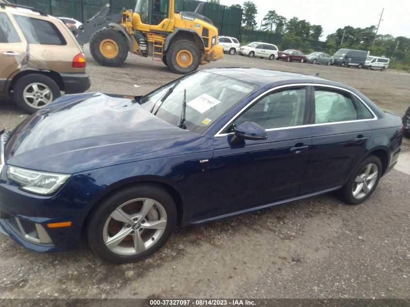 2019 AUDI A4 PREMIUM - WAUDNAF44KA108618