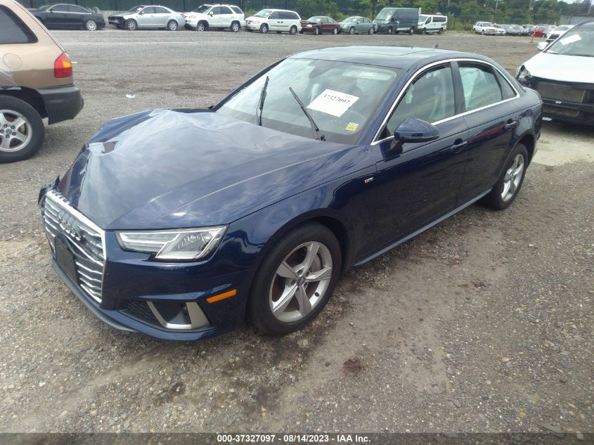 2019 AUDI A4 PREMIUM - WAUDNAF44KA108618