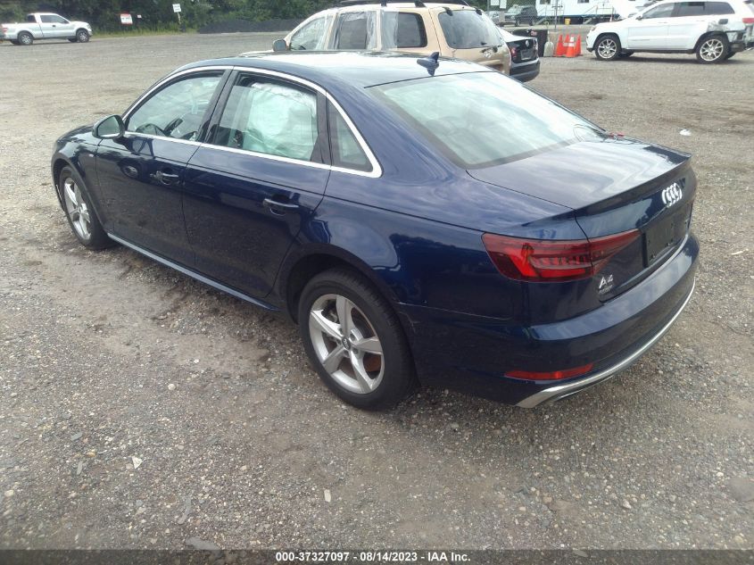 2019 AUDI A4 PREMIUM - WAUDNAF44KA108618