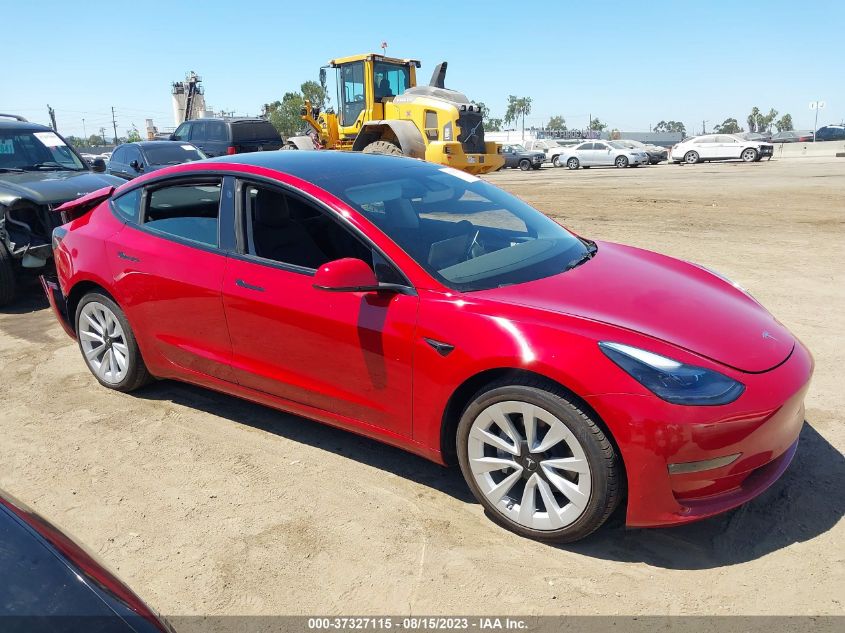 2022 TESLA MODEL 3 LONG RANGE - 5YJ3E1EB4NF156193