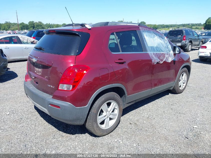 2016 CHEVROLET TRAX LT - 3GNCJLSB5GL258254