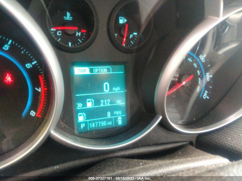 2015 CHEVROLET CRUZE LT - 1G1PE5SB5F7159102