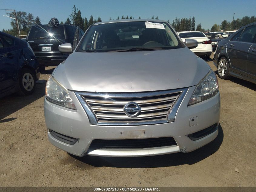 2014 NISSAN SENTRA S/FE+ S/SV/FE+ SV/SR/SL - 1N4AB7APXEN852813