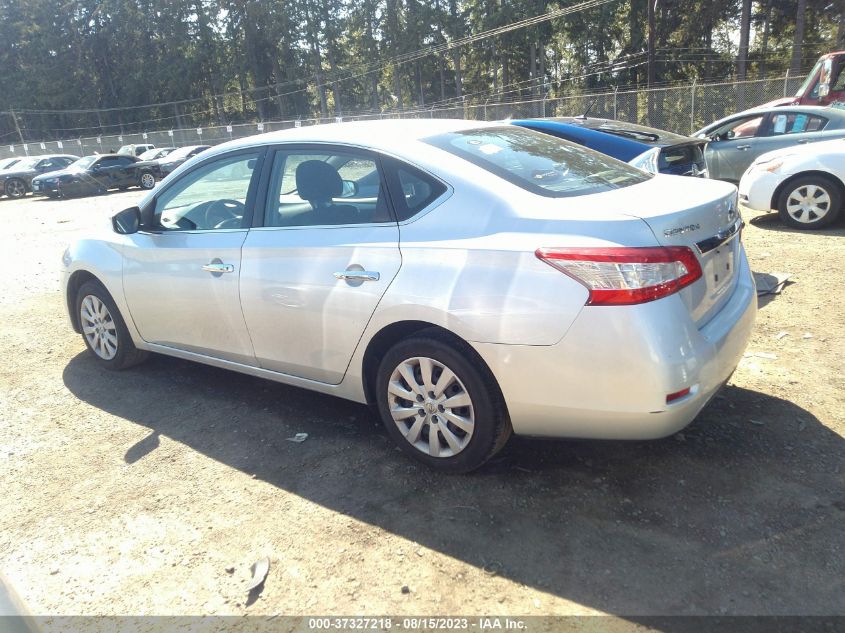 2014 NISSAN SENTRA S/FE+ S/SV/FE+ SV/SR/SL - 1N4AB7APXEN852813