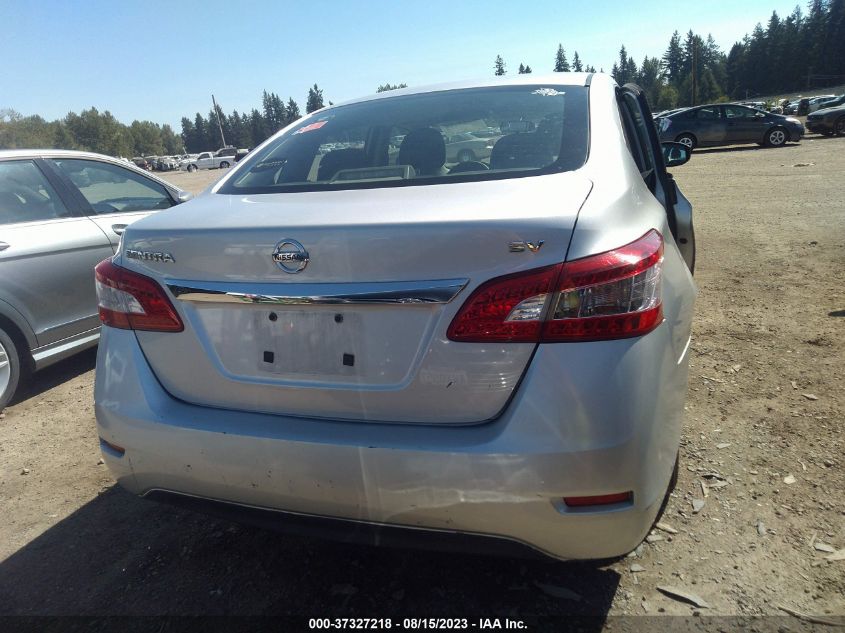 2014 NISSAN SENTRA S/FE+ S/SV/FE+ SV/SR/SL - 1N4AB7APXEN852813