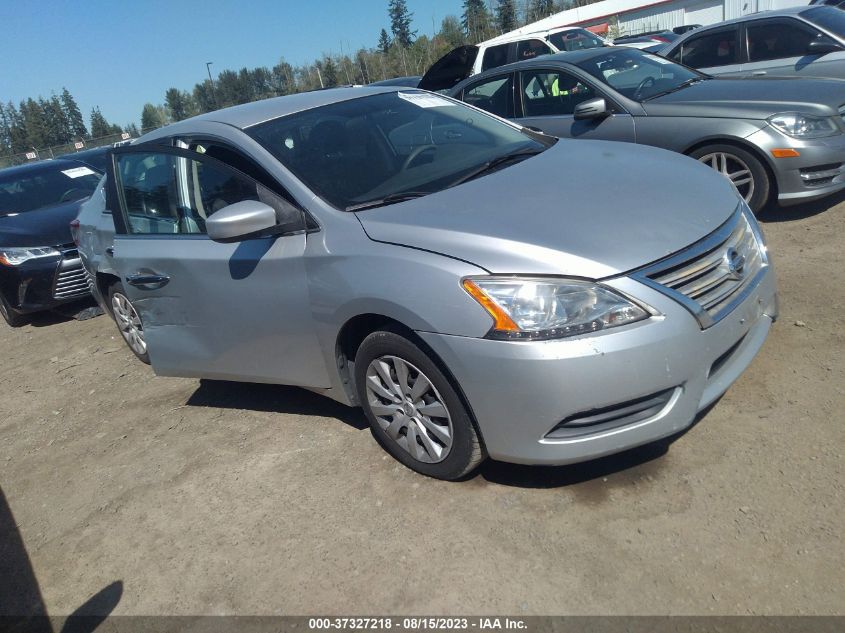 2014 NISSAN SENTRA S/FE+ S/SV/FE+ SV/SR/SL - 1N4AB7APXEN852813