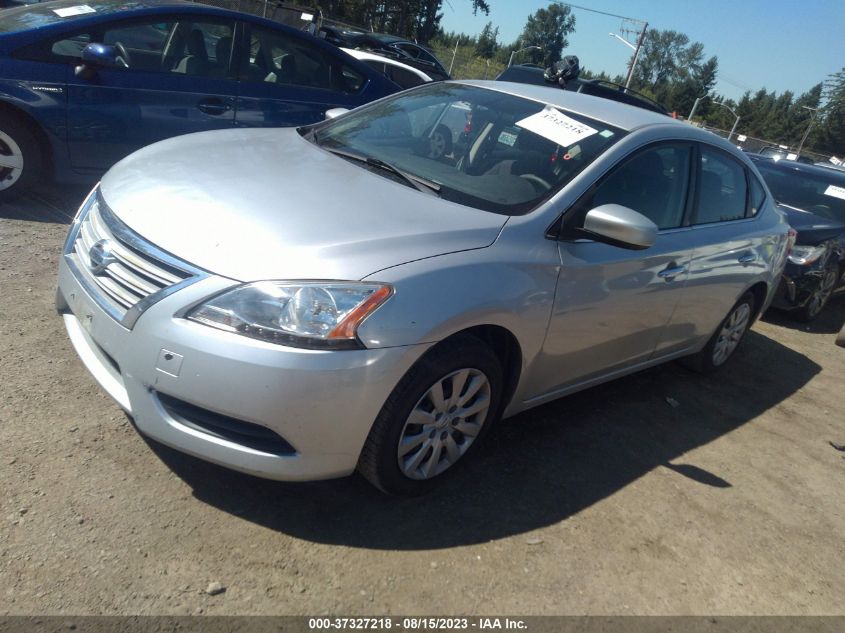 2014 NISSAN SENTRA S/FE+ S/SV/FE+ SV/SR/SL - 1N4AB7APXEN852813