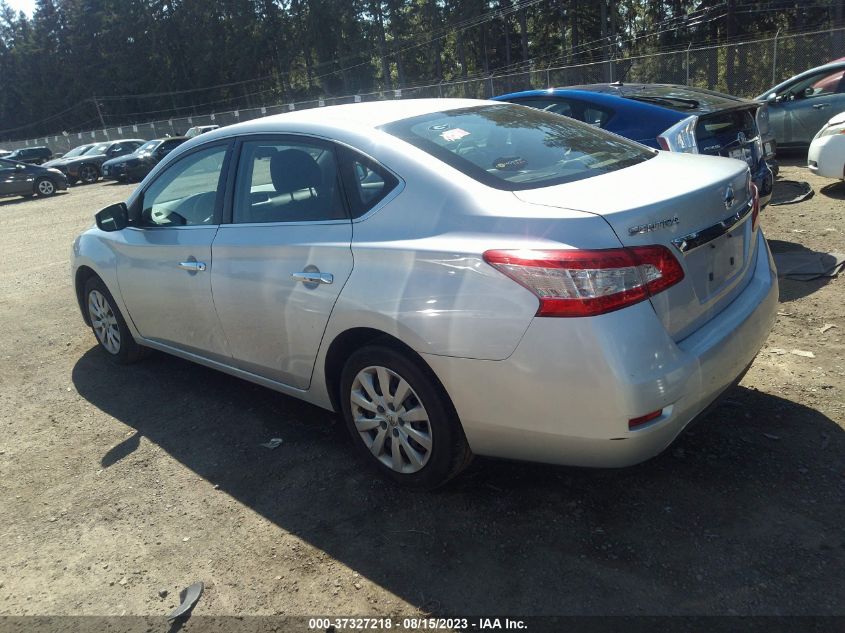 2014 NISSAN SENTRA S/FE+ S/SV/FE+ SV/SR/SL - 1N4AB7APXEN852813