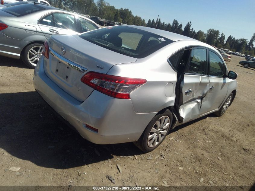 2014 NISSAN SENTRA S/FE+ S/SV/FE+ SV/SR/SL - 1N4AB7APXEN852813