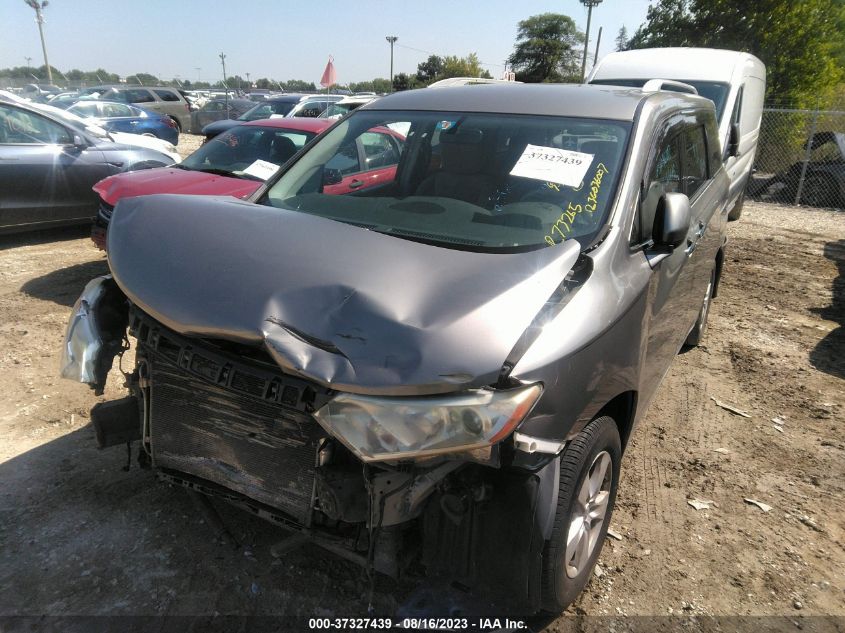 2013 NISSAN QUEST S/SV/SL/LE - JN8AE2KP7D9065493