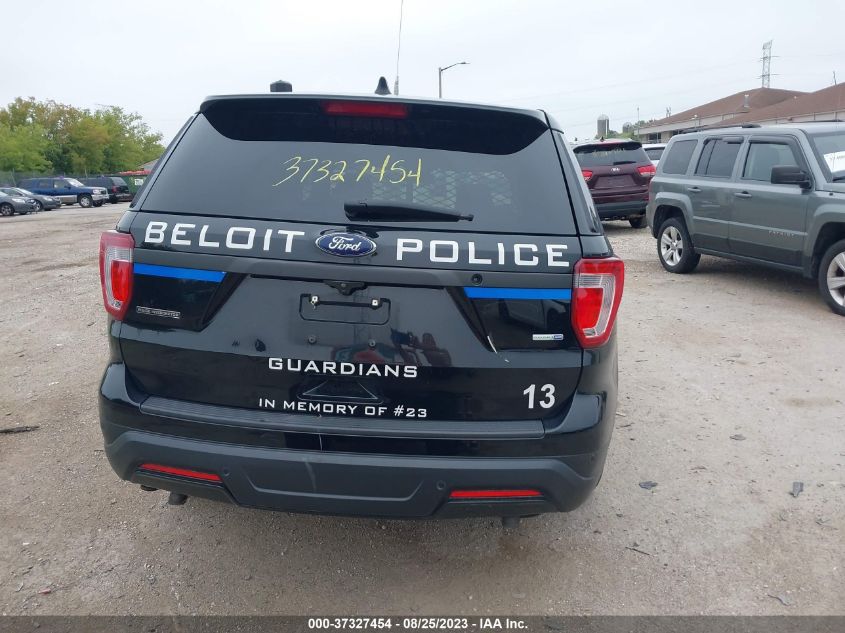 2018 FORD POLICE INTERCEPTOR 1FM5K8AR3JGB81014