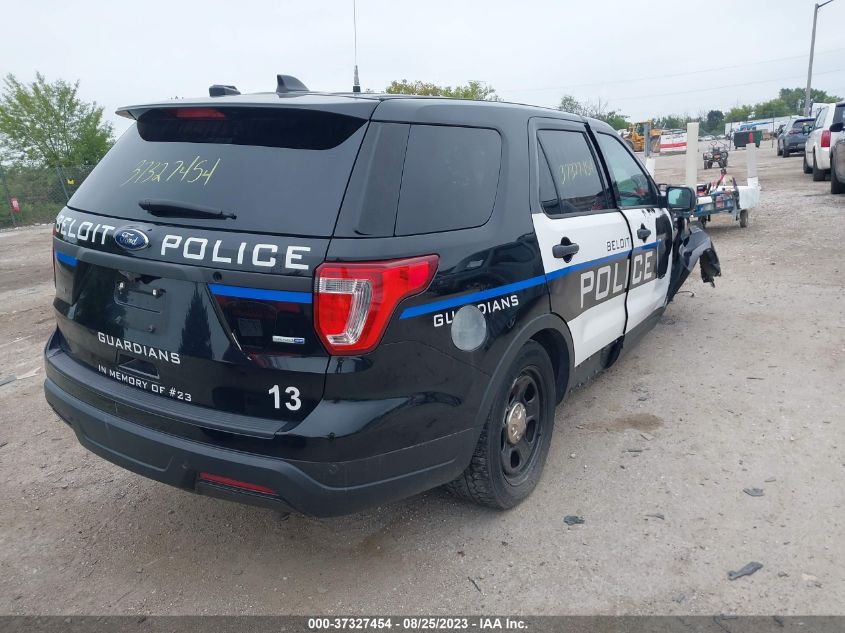 2018 FORD POLICE INTERCEPTOR 1FM5K8AR3JGB81014