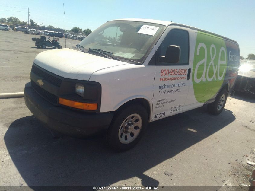 2014 CHEVROLET EXPRESS CARGO VAN - 1GCSGAFX1E1164678