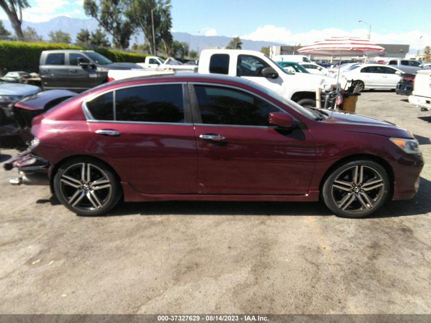 2016 HONDA ACCORD SEDAN SPORT - 1HGCR2F57GA180102