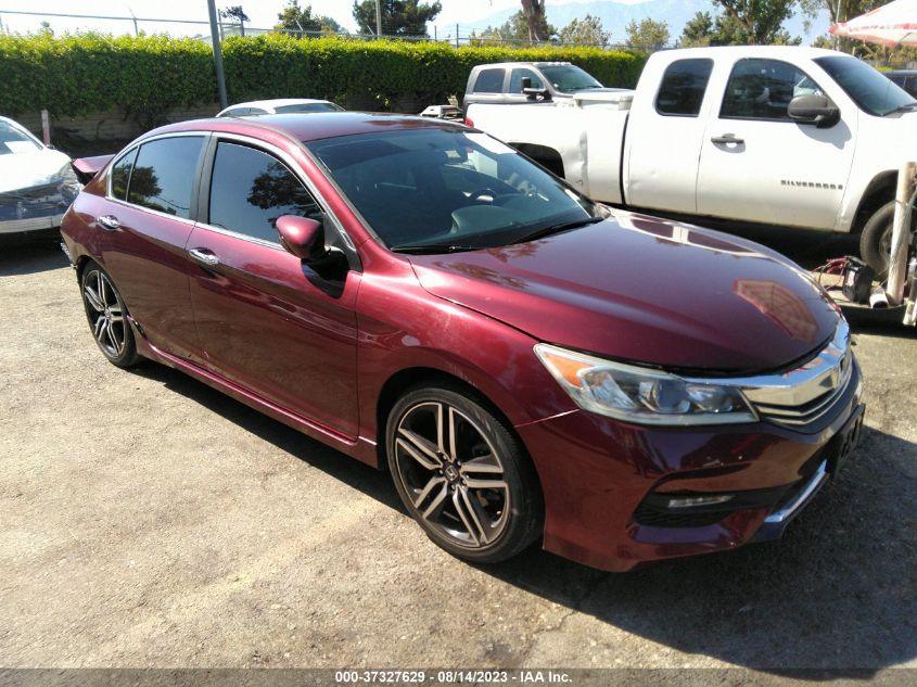 2016 HONDA ACCORD SEDAN SPORT - 1HGCR2F57GA180102