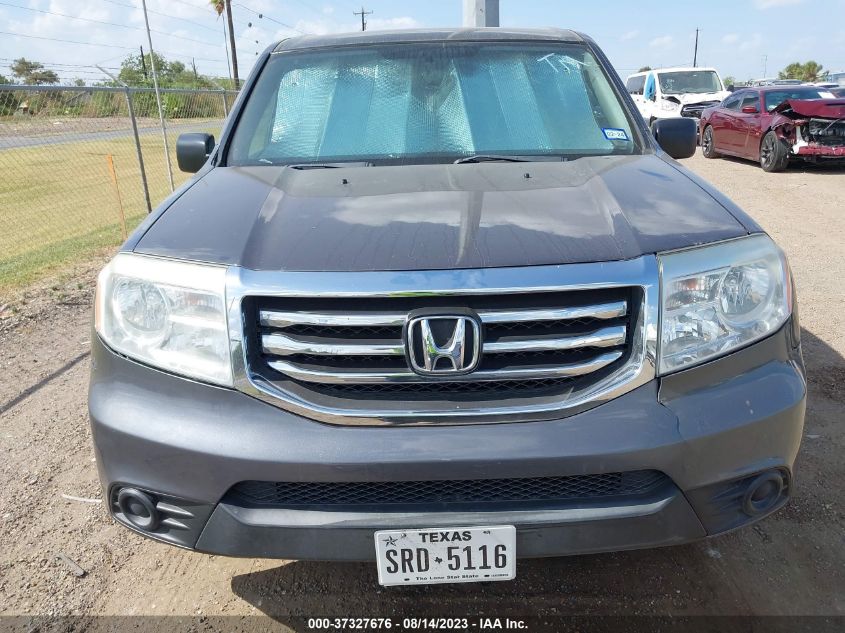 2014 HONDA PILOT LX - 5FNYF3H2XEB023058