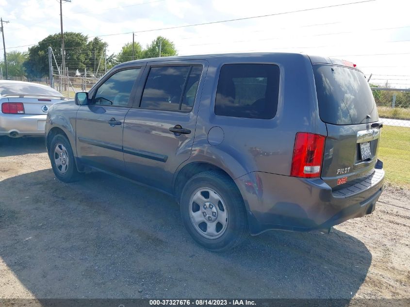 2014 HONDA PILOT LX - 5FNYF3H2XEB023058