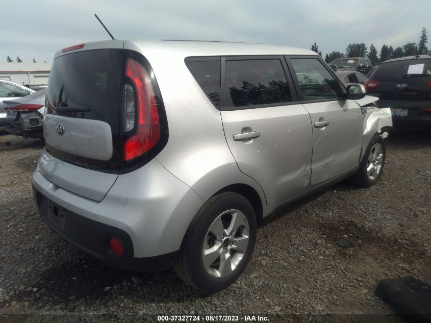 2017 KIA SOUL BASE - KNDJN2A28H7493933