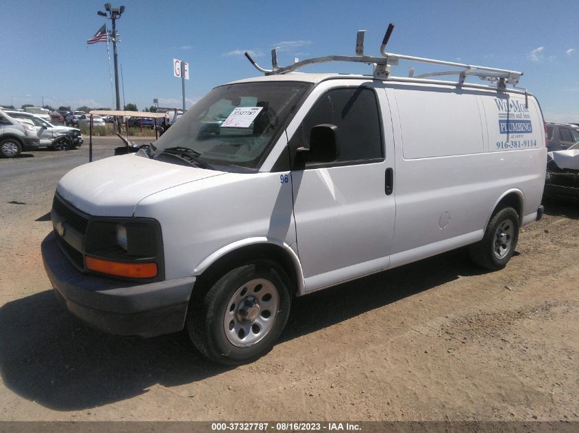 2013 CHEVROLET EXPRESS CARGO VAN - 1GCSGAFX4D1106658