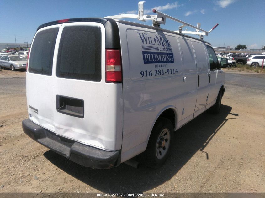 2013 CHEVROLET EXPRESS CARGO VAN - 1GCSGAFX4D1106658