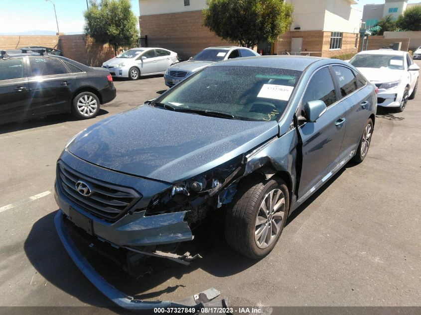 2015 HYUNDAI SONATA 2.4L SPORT - 5NPE34AF8FH225396