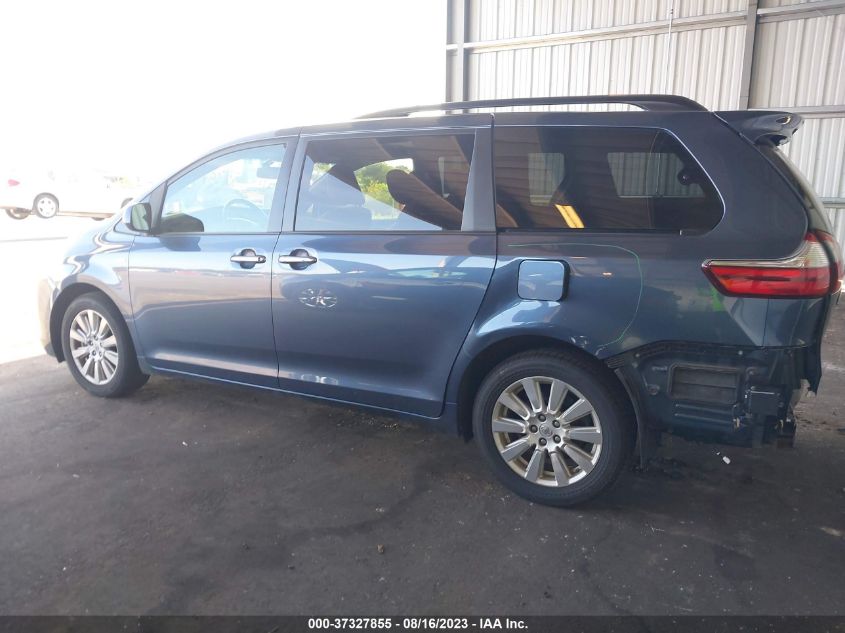 2017 TOYOTA SIENNA XLE - 5TDDZ3DCXHS158920